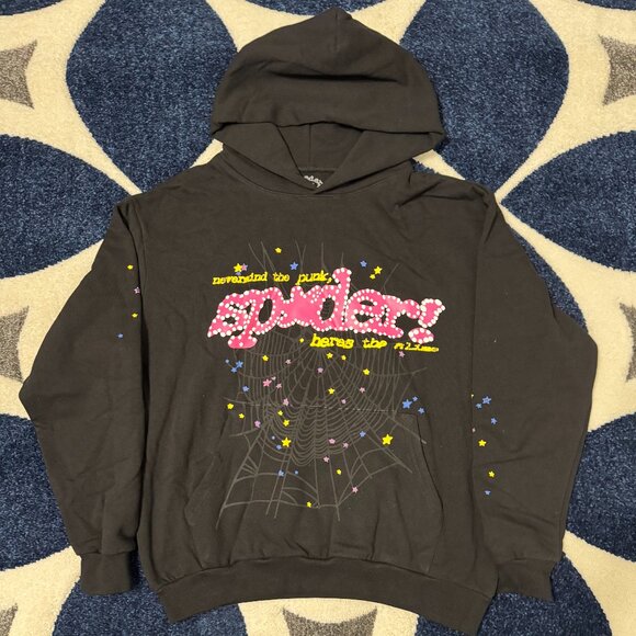 Sp5der P*NK V2 Hoodie Young Thug Size Medium or Large - Picture 1 of 3